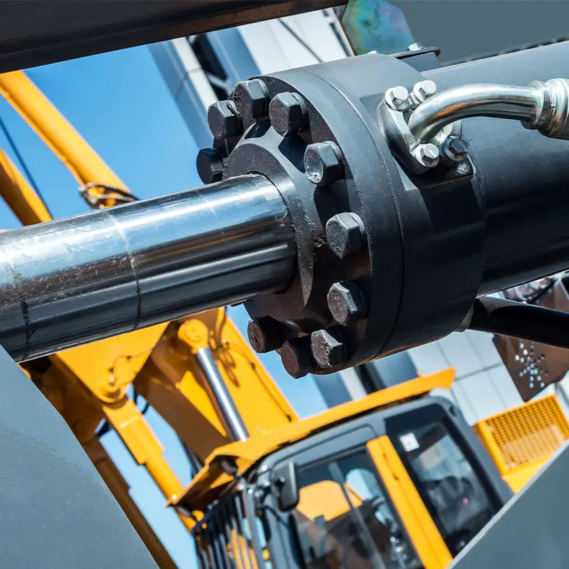 Hydraulic system components on a specialty vehicle for rugged mobility and industrial applications
